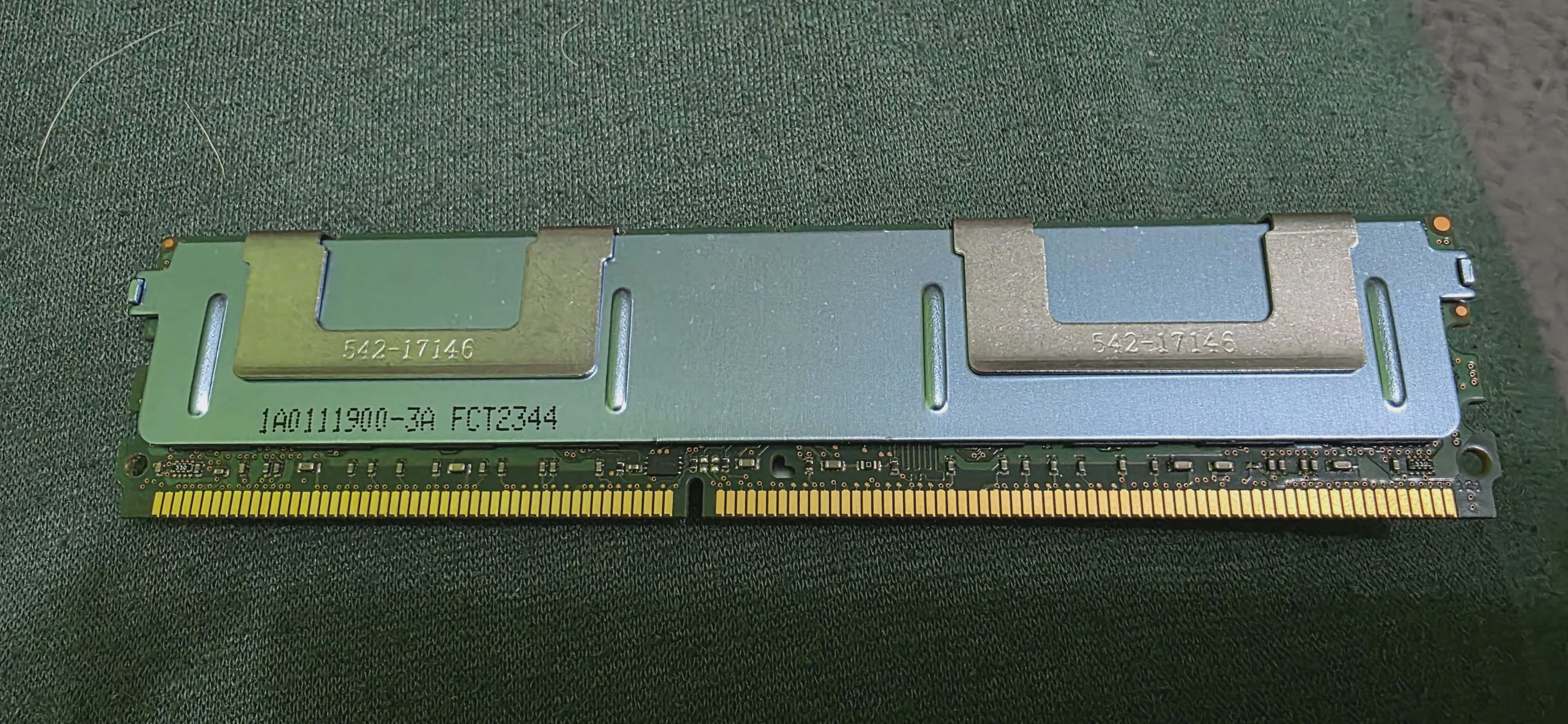 Pamięć ram Dell / Micron 4GB DDR2-667 PC2-5300F Registered ECC RDIMM 2Rx4